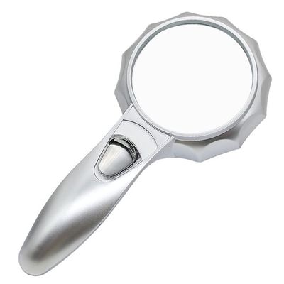 MVUYO Portable Magnifier with Light Pocket Magnifier with 6 Lights for Magnifier Low Vision Reading Aid