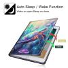 360 Rotating Stand Case for 6" Kindle (11th Generation-2024/2022 Release), PU Leather Folio Cover with Auto Wake/Sleep, Durable Shockproof Protective Case for Men, Women, Colorful Turtle view 3