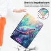 360 Rotating Stand Case for 6" Kindle (11th Generation-2024/2022 Release), PU Leather Folio Cover with Auto Wake/Sleep, Durable Shockproof Protective Case for Men, Women, Colorful Turtle view 4