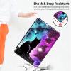 360Rotating Stand Case for 6.8" Kindle Paperwhite (11th Generation-2021) & Kindle Paperwhite Signature Edition, Durable PU Leather Cover with Auto Wake/Sleep for Men, Women, Starry Sky Black Cat view 4
