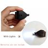 MVUYO Glasses Clip Magnifier Hands Free Magnifier with Light and 3 Adjustable Lenses for Repair view 3