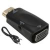 bodateng HDMI to Converter HD 1080P HDMI Male to Famale Adapter with 3.5mm Audio Output for PC Display Projector(White) view 2