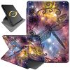 360Rotating Stand Case for 6" Kindle Paperwhite (10th Generation,2018 Release), PU Leather Folio Cover with Auto Wake/Sleep, Durable Shockproof Protective Case for Men Women, Galaxy Dragonfly view 1