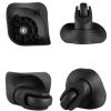 Luggage Replacement Wheels 1 Pairs Suitcase Wheels Luggage Spinner Caster Silent Replacement Parts Trolley Accessories for Most of Wheels Rolling Luggages(Black S) view 3
