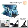 360 Rotating Stand Case for 6" Kindle 10th Generation (2019, Model: J9G29R), PU Leather Folio Cover with Auto Wake/Sleep, Durable Shockproof Protective Case for Men, Women, Cute Dolphin view 2