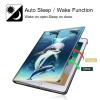 360 Rotating Stand Case for 6" Kindle 10th Generation (2019, Model: J9G29R), PU Leather Folio Cover with Auto Wake/Sleep, Durable Shockproof Protective Case for Men, Women, Cute Dolphin view 3