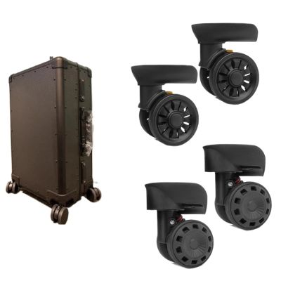 Luggage Replacement Wheels 1 Pair Trolley Caster Suitcase Replacement Parts 360 Degree Spinner Heavy Duty Wheel for Most of Wheels Rolling Luggages(3TT911571-16)