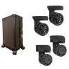 Luggage Replacement Wheels 1 Pair Trolley Caster Suitcase Replacement Parts 360 Degree Spinner Heavy Duty Wheel for Most of Wheels Rolling Luggages(3TT911571-16) view 1