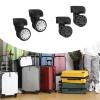 Luggage Replacement Wheels 1 Pair Trolley Caster Suitcase Replacement Parts 360 Degree Spinner Heavy Duty Wheel for Most of Wheels Rolling Luggages(3TT911571-16) view 4