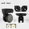Luggage Replacement Wheels 1 Pairs 360  Suitcase Accessories Trolley Case Universal Wheel Replacement and Maintenance for Most of Wheels Rolling Luggages(W276 Black S (2Pcs)) view 2