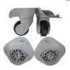 Luggage Replacement Wheels 1 Pair Replacement Luggage Wheel for Suitcases Silent Spinner Rubber Caster Trolley Accessories for Most of Wheels Rolling Luggages(Grey S) view 1