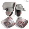Luggage Replacement Wheels 1 Pair Replacement Luggage Wheel for Suitcases Silent Spinner Rubber Caster Trolley Accessories for Most of Wheels Rolling Luggages(Grey S) view 2