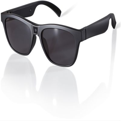 Sport Camera with Water Resistant, Camera Sunglasses for Outdoor Sports Open on Computer and Android Phone (32GB Memory Card Included)