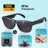 Sport Camera with Water Resistant, Camera Sunglasses for Outdoor Sports Open on Computer and Android Phone (32GB Memory Card Included) view 2