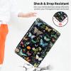 360 Rotating Stand Case for 6" Kindle (11th Generation-2024/2022 Release), PU Leather Folio Cover with Auto Wake/Sleep, Durable Shockproof Protective Case for Men, Women, Butterfly view 4