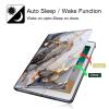 360Rotating Case for Fire HD 8 (6th/7th/8th Gen, 2016/2017/2018 Release), PU Leather Folio with Auto Wake/Sleep,Durable Shockproof Protective Cover for Fire HD 8-Inch Tablet,Black Gold Marble view 3