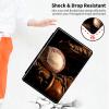 360Rotating Stand Case for 10.1" Fire HD 10 Tablet (9th/7th/5th Gen, 2019/2017/2015 Release), PU Leather Folio Durable Shockproof Protective Case with Auto Wake/Sleep, Baseball view 4