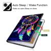 360Rotating Case for Fire HD 8 (6th/7th/8th Gen, 2016/2017/2018 Release), PU Leather Folio with Auto Wake/Sleep,Durable Shockproof Protective Cover for Fire HD 8-Inch Tablet,Colorful Dream Catcher view 3