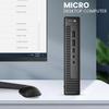 BTO HP EliteDesk 800 G2 Mini Desktop Computer PC, Intel Core i5-6500T 6th Gen. Processor, 16GB DDR4 Ram, 512GB PCIe NVMe SSD, Built-in WiFi, Wireless Keyboard & Mouse, Windows 11 Pro (Renewed) view 3