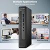 BTO HP EliteDesk 800 G2 Mini Desktop Computer PC, Intel Core i5-6500T 6th Gen. Processor, 16GB DDR4 Ram, 512GB PCIe NVMe SSD, Built-in WiFi, Wireless Keyboard & Mouse, Windows 11 Pro (Renewed) view 4