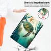 360 Rotating Stand Case for 6" Kindle (11th Generation-2024/2022 Release), PU Leather Folio Cover with Auto Wake/Sleep, Durable Shockproof Protective Case for Men, Women, Turtle view 4