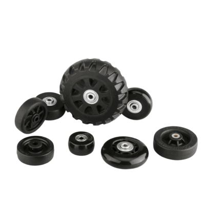 Luggage Replacement Wheels 2Pairs Universal Suitcase Wheel Trolley Case Travel Flexible Mute Luggage Suitcase Swivel Wheel Replacement Repair Accessory for Most of Wheels Rolling Luggages(Fj5714)