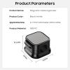 6 Pack Magnetic Cable Organizer Clips, Desktop Cord Management System with Strong Adhesive, Easy Access Cable Holder(Black) view 2