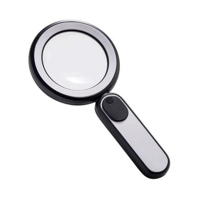 MVUYO Portable Mini Jewelry Magnifying Glass Microscope Monocular Handle with Gradient(E)