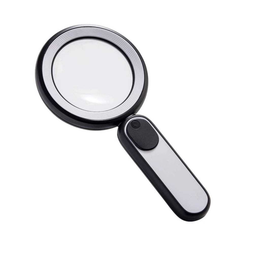 MVUYO Portable Mini Jewelry Magnifying Glass Microscope Monocular Handle with Gradient(E)