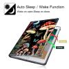 360 Rotating Stand Case for 6" Kindle (11th Generation-2024/2022 Release), PU Leather Folio Cover with Auto Wake/Sleep, Durable Shockproof Protective Case for Men, Women, Mushroom Butterfly Moon view 3