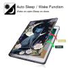 360Rotating Stand Case for 6.8" Kindle Paperwhite (11th Generation-2021) & Kindle Paperwhite Signature Edition, Durable PU Leather Cover with Auto Wake/Sleep for Men, Women, Moon Flower Cat view 3