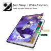 360 Rotating Stand Case for 6" Kindle 10th Generation (2019, Model: J9G29R), PU Leather Folio Cover with Auto Wake/Sleep, Durable Shockproof Protective Case for Men, Women, Whale Astronaut view 3
