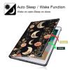 360Rotating Stand Case for 6" Kindle Paperwhite (10th Generation,2018 Release), PU Leather Folio Cover with Auto Wake/Sleep, Durable Shockproof Protective Case for Men Women, Flower Moon view 3