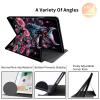 360Rotating Stand Case for 6" Kindle Paperwhite (10th Generation,2018 Release), PU Leather Folio Cover with Auto Wake/Sleep, Durable Shockproof Protective Case for Men Women, Flower Owl view 2