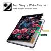 360Rotating Stand Case for 6" Kindle Paperwhite (10th Generation,2018 Release), PU Leather Folio Cover with Auto Wake/Sleep, Durable Shockproof Protective Case for Men Women, Flower Owl view 3