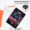 360Rotating Stand Case for 6" Kindle Paperwhite (10th Generation,2018 Release), PU Leather Folio Cover with Auto Wake/Sleep, Durable Shockproof Protective Case for Men Women, Flower Owl view 4