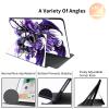 360Rotating Stand Case for 6" Kindle Paperwhite (10th Generation,2018 Release), PU Leather Folio Cover with Auto Wake/Sleep, Durable Shockproof Protective Case for Men Women, Rose Dragon Skull view 2