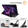 360 Rotating Stand Case for 6" Kindle (11th Generation-2024/2022 Release), PU Leather Folio Cover with Auto Wake/Sleep, Durable Shockproof Protective Case for Men, Women, Purple Rose view 2