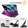 360Rotating Stand Case for 6" Kindle Paperwhite (10th Generation,2018 Release), PU Leather Folio Cover with Auto Wake/Sleep, Durable Shockproof Protective Case for Men Women, Starry Sky Black Cat view 2