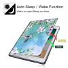 360 Rotating Stand Case for 6" Kindle 10th Generation (2019, Model: J9G29R), PU Leather Folio Cover with Auto Wake/Sleep, Durable Shockproof Protective Case for Men, Women, Hummingbird Flower view 3