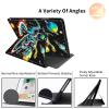360Rotating Stand Case for 6" Kindle Paperwhite (10th Generation,2018 Release), PU Leather Folio Cover with Auto Wake/Sleep, Durable Shockproof Protective Case for Men Women, Astronaut Dinosaur view 2