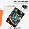 360Rotating Stand Case for 6" Kindle Paperwhite (10th Generation,2018 Release), PU Leather Folio Cover with Auto Wake/Sleep, Durable Shockproof Protective Case for Men Women, Astronaut Dinosaur view 4