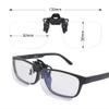 MVUYO -light Clip Reading Glasses Flip Up And Down Frameless Magnifying Glass Light And Easy To Carry Suitable For Reading view 2