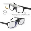 MVUYO -light Clip Reading Glasses Flip Up And Down Frameless Magnifying Glass Light And Easy To Carry Suitable For Reading view 3