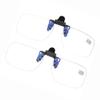 MVUYO -light Clip Reading Glasses Flip Up And Down Frameless Magnifying Glass Light And Easy To Carry Suitable For Reading view 4