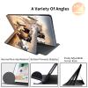 360 Rotating Stand Case for 6" Kindle (11th Generation-2024/2022 Release), PU Leather Folio Cover with Auto Wake/Sleep, Durable Shockproof Protective Case for Men, Women, Running Horses view 2