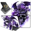 360 Rotating Stand Case for 6" Kindle (11th Generation-2024/2022 Release), PU Leather Folio Cover with Auto Wake/Sleep, Durable Shockproof Protective Case for Men, Women, Rose Dragon Skull view 1