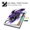 360 Rotating Stand Case for 6" Kindle (11th Generation-2024/2022 Release), PU Leather Folio Cover with Auto Wake/Sleep, Durable Shockproof Protective Case for Men, Women, Rose Dragon Skull view 3