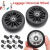 Luggage Replacement Wheels 4Pairs Suitcase Wheels Replacement Parts with Screw Travel Luggage Repair Accessories for Most of Wheels Rolling Luggages(55.5 x 12mm) view 4