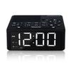 Digital Alarm Clock Radio with AM/FM Radio, Presets, Scan, Dual Weekday/Weekend Alarms, Snooze, Sleep Timer and Dimmable White LED Display for Bedroom, Living Rooms, Kitchens, Offices, etc (White) view 1